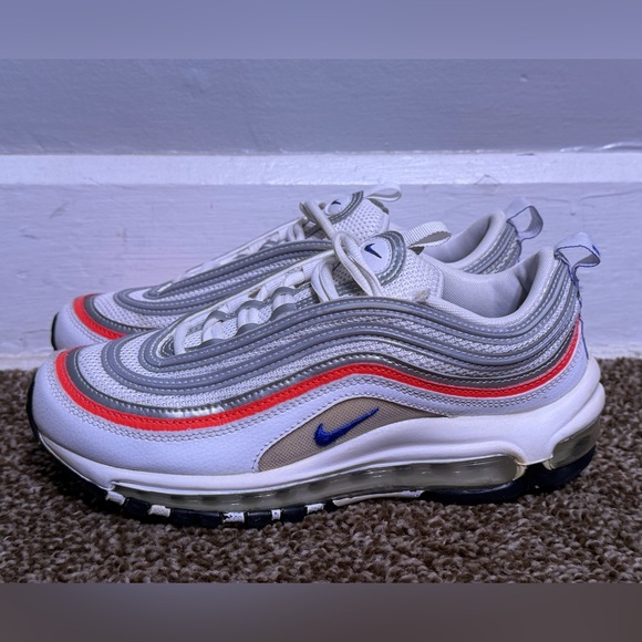 Nike Shoes - Nike Air Max 97 Essential Flash Crimson Silver Women's 7.5 CZ6087-101 White